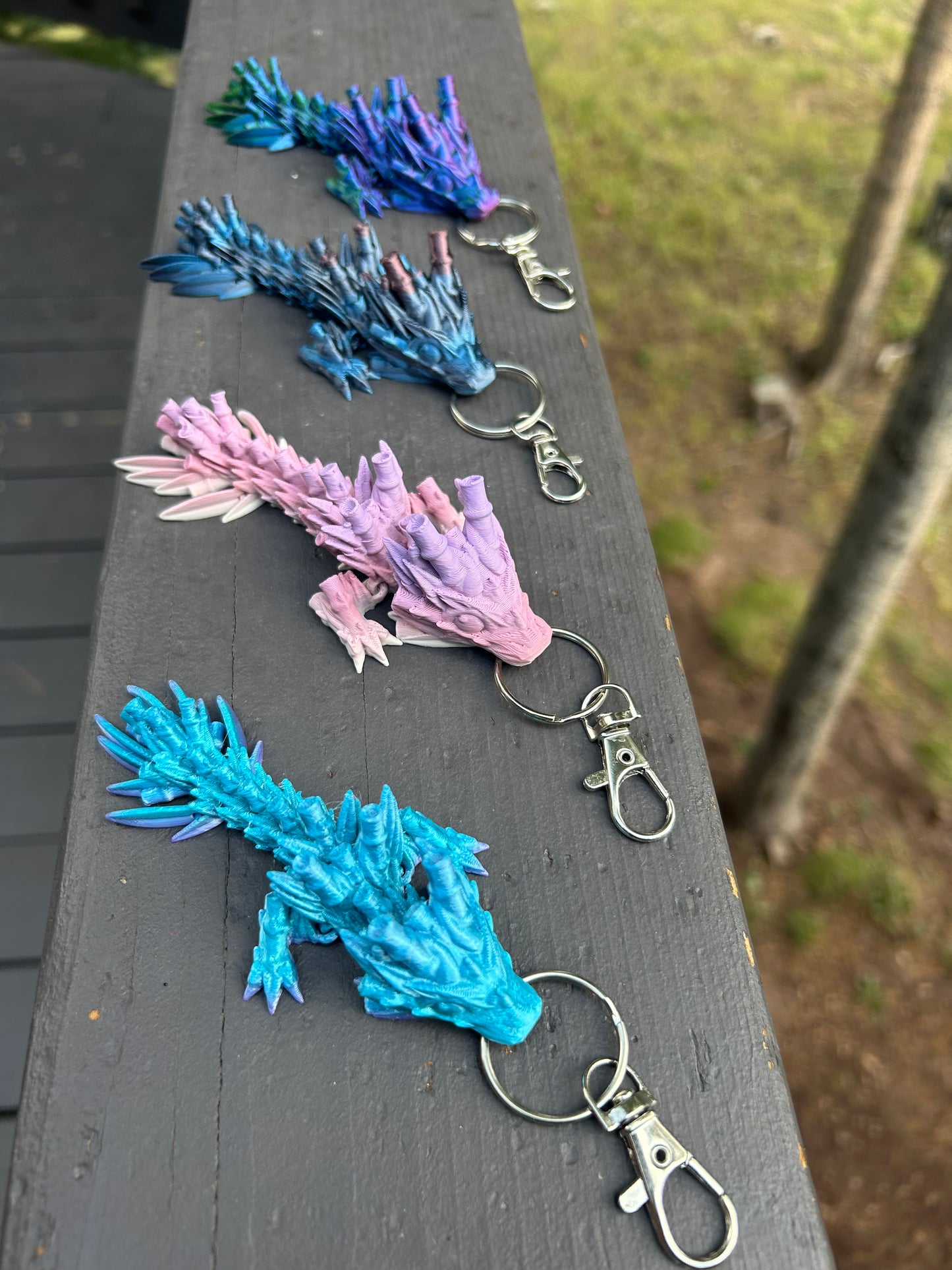 Bamboo Dragon Tadling Keychains