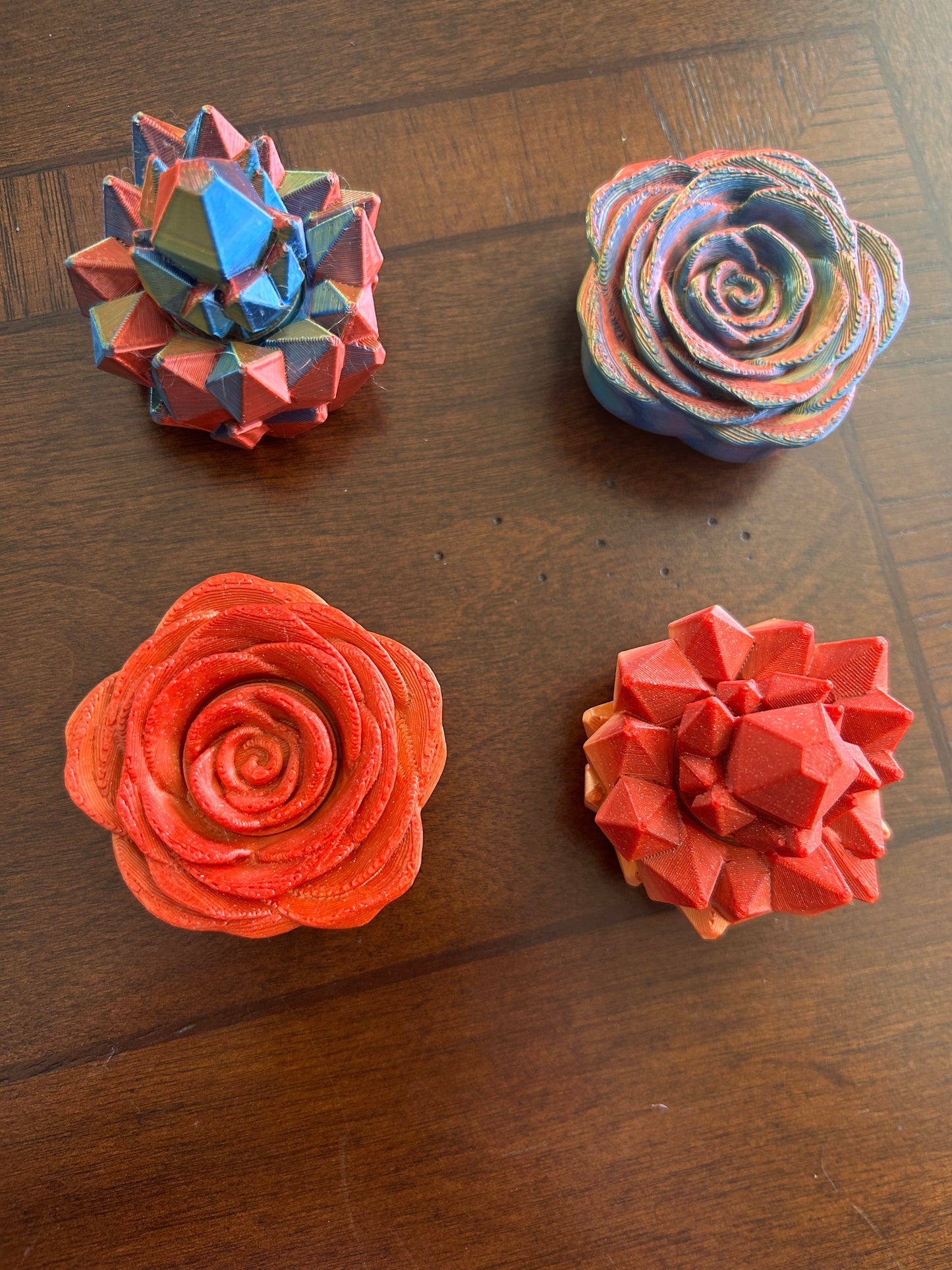 Rose and Crystal Spinners