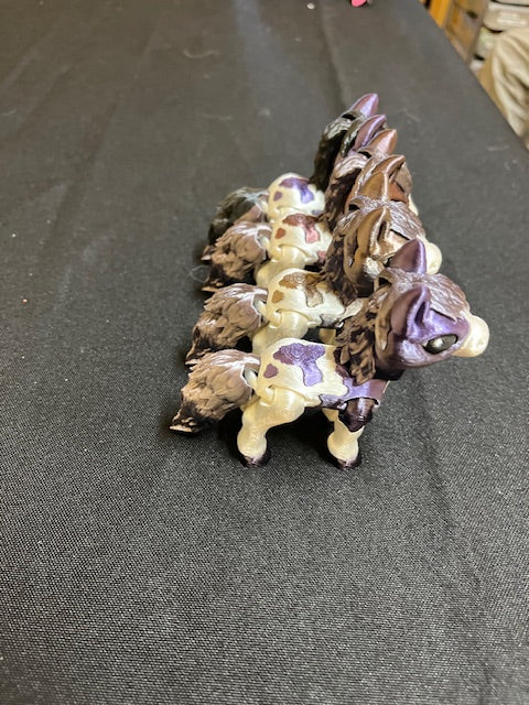 Tiny Dark Paint Horses